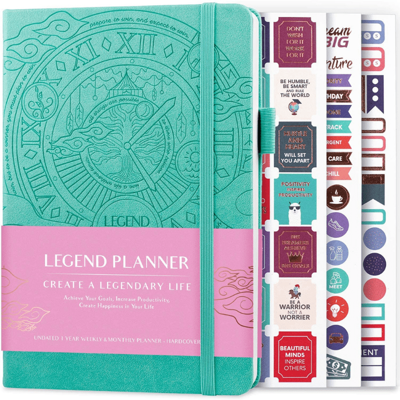 Legend Planner – Deluxe Weekly & Monthly Life Planner to Hit Your Goals