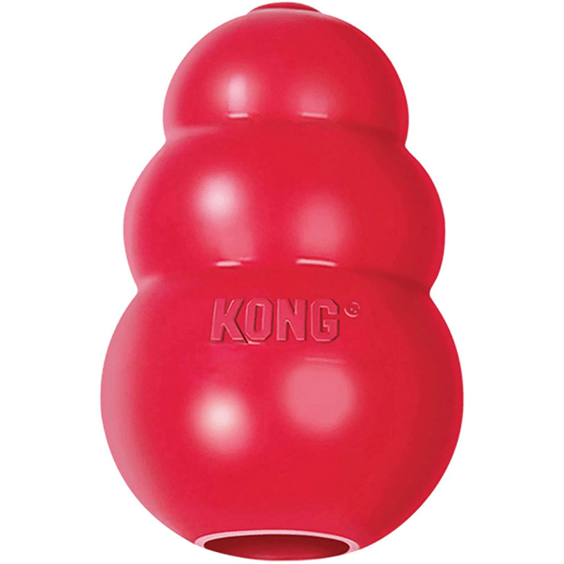 KONG – Classic Dog Toy – Durable Natural Rubber – Fun to Chew, Chase and Fetch