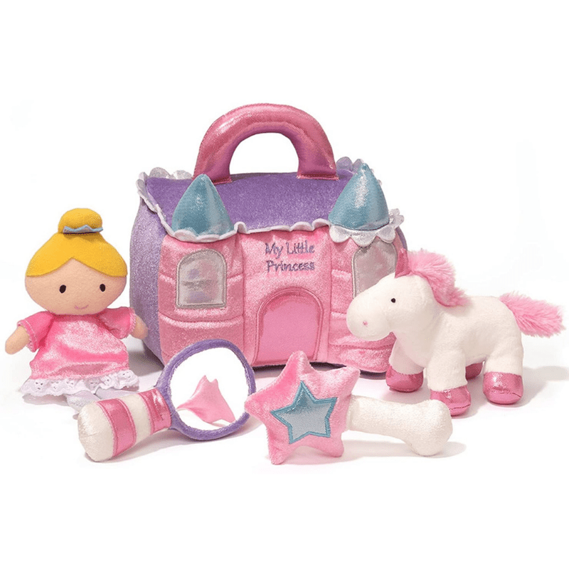 Baby GUND My First Princess Castle Playset Toy, 8″, 5 pieces