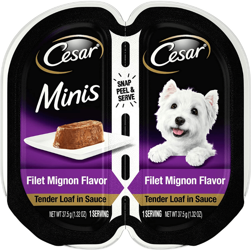 CESAR CLASSICS Loaf in Sauce Gourmet Wet Dog Food, Pack of 24