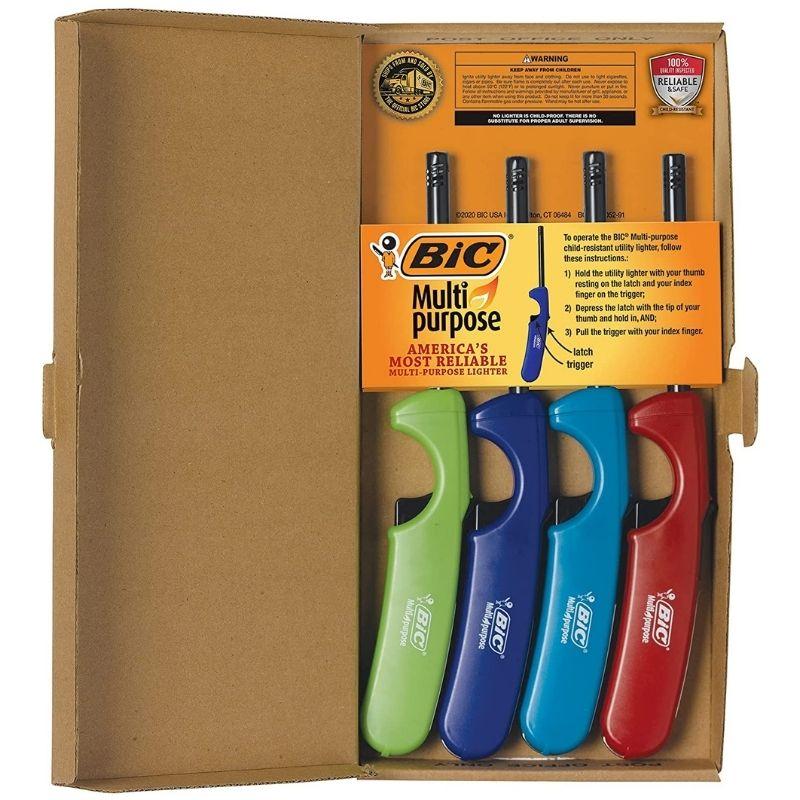 Bic Multipurpose Lighters, 4 Pack