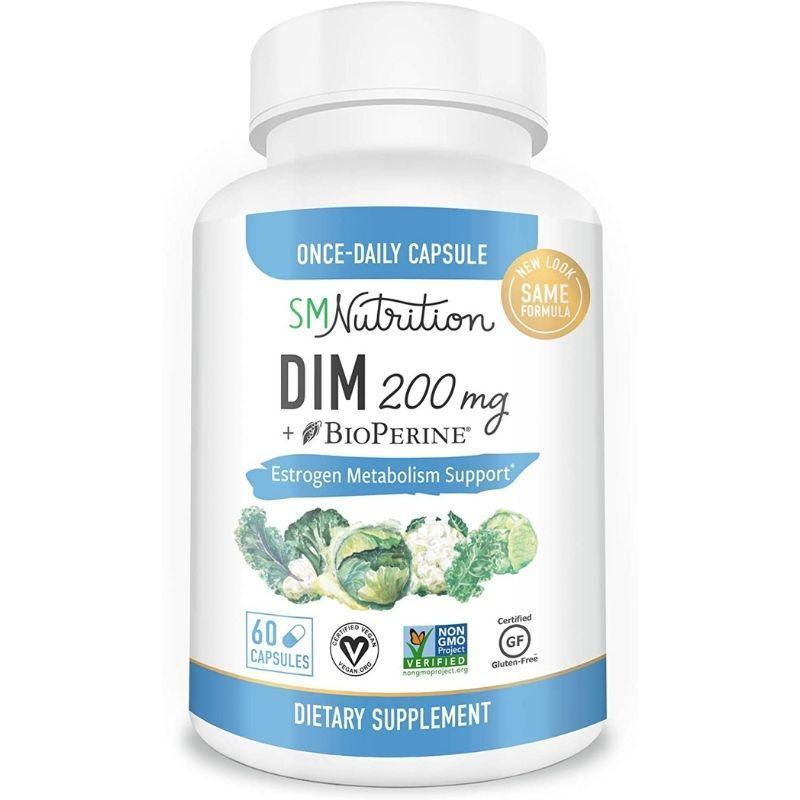 DIM Supplement 200mg – DIM Diindolylmethane Plus BioPerine